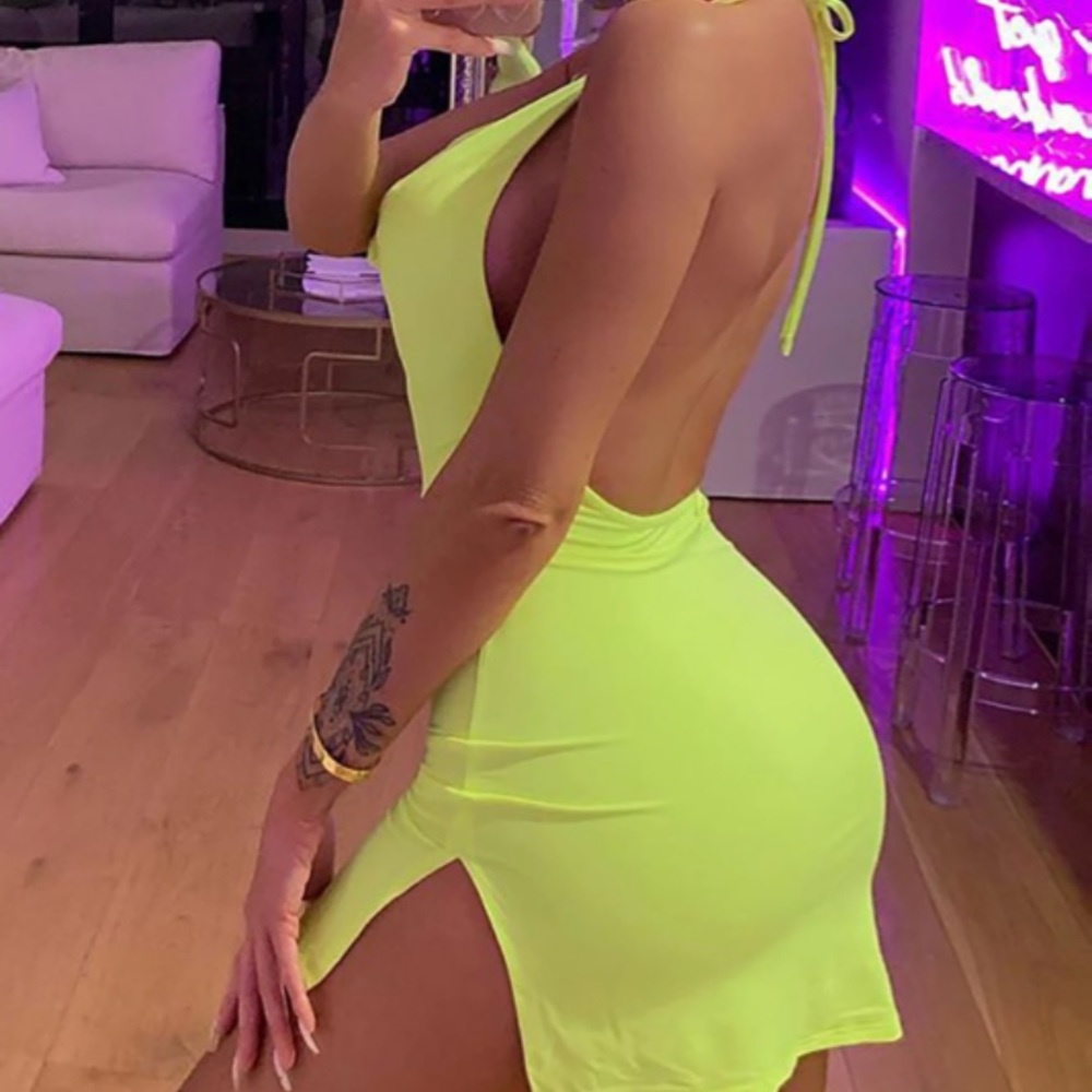 Neon dress